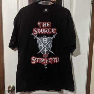 Rare WWE WWF Wrestling Vintage HBK Shawn Michaels The Source Of Strength T-Shirt